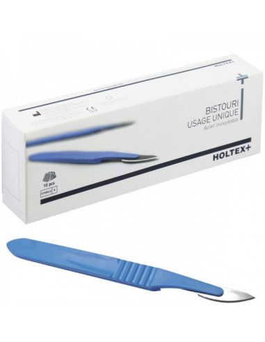 BISTOURIS STÉRILES HOLTEX  N°12 BOITE...