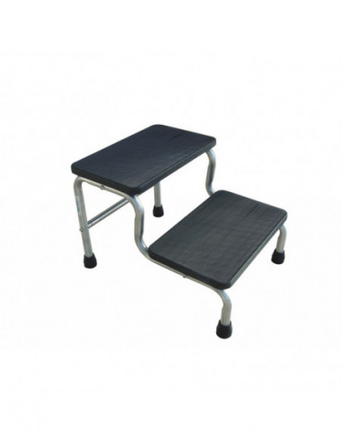 MARCHE PIED 2 MARCHES INOX