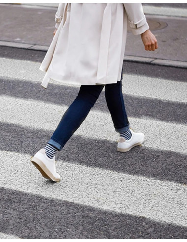 CHAUSSETTES STYLES MARINIERE FEMME...