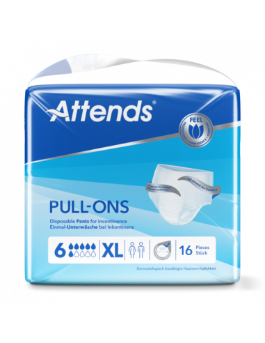 COUCHES CULOTTES ATTENDS PULL-ONS 6 TAILLE XL MEDICAL PARTNER