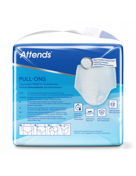 COUCHES CULOTTES ATTENDS PULL-ONS 6 TAILLE XL MEDICAL PARTNER