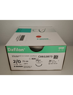 DAFILON BLEU 2/0 75CM