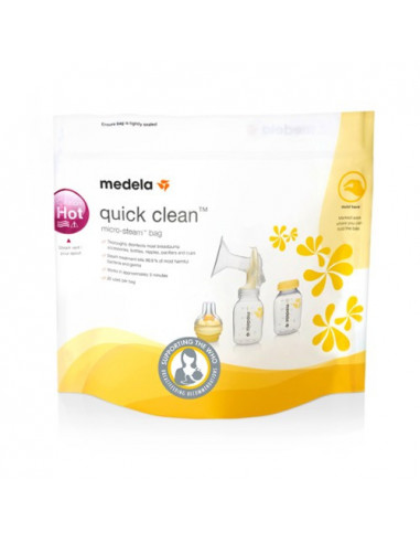 SACHETS DE DÉSINFECTION QUICK CLEAN MEDELA MEDICAL PARTNER