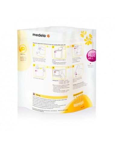 SACHETS DE DÉSINFECTION QUICK CLEAN MEDELA MEDICAL PARTNER