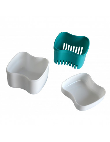 BOITE À DENTIER PANIER AMOVIBLE