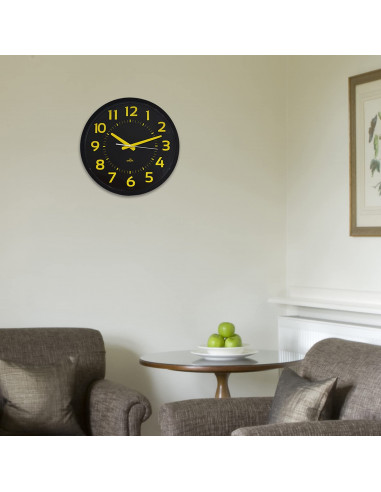 HORLOGE CONTRASTE SILENCIEUSE