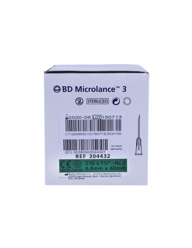 AIGUILLES HYPODERMIQUES BD MICROLANCE MEDICAL PARTNER